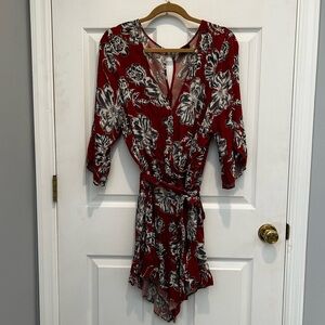 Who What Wear Collection Floral Romper